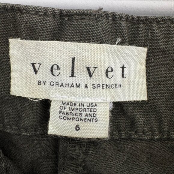 Velvet by Graham and Spencer "Mya" Pants in Locust, size 6 - Picture 7 of 9
